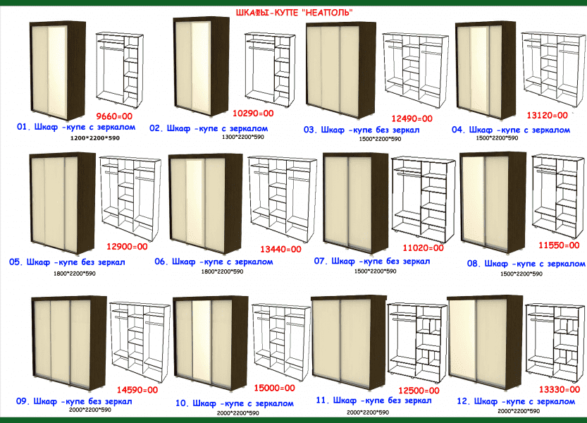 шкаф-купе неаполь в Шахтах