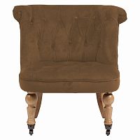 кресло amelie french country chair коричневое в Шахтах