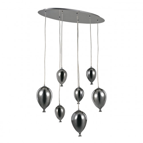 подвесная люстра ideal lux clown sp7 cromo в Шахтах