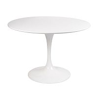 стол eero saarinen style tulip table mdf d100 глянцевый белый в Шахтах