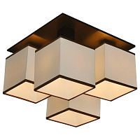 потолочная люстра arte lamp quadro a4402pl-4bk в Шахтах