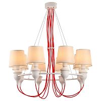 подвесная люстра arte lamp sergio a3325lm-8wh в Шахтах