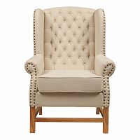 кресло мягкое с ушами french provincial armchair бежевое в Шахтах