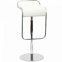 барный стул lem style piston stool белая кожа в Шахтах