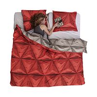 постельное белье оригами красный (200*220) в Шахтах