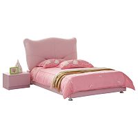 кровать pink leather kitty 120х200 в Шахтах