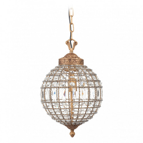 подвесная люстра хрустальный шар casbah crystal chandelier золото в Шахтах