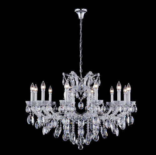 подвесная люстра crystal lux hollywood sp12 chrome в Шахтах