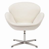 кресло swan chair кремовое в Шахтах