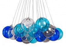 люстра bocci blue 19 прозрачное, голубое, пепельное стекло в Шахтах
