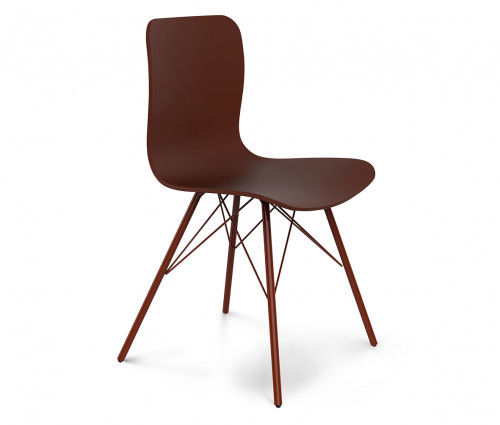 стул dsr коричневый s40 (eames style) в Шахтах