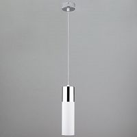 подвесной светильник eurosvet double topper 50135/1 led хром/белый в Шахтах