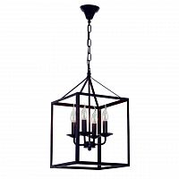 дизайнерская подвесная люстра spot light cage 9810404 черная в Шахтах