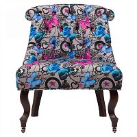 кресло мягкое amelie french country chair бабочки в Шахтах