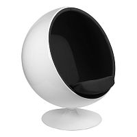 кресло eero aarnio style ball chair черное в Шахтах