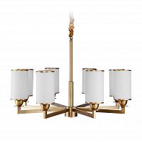 люстра brch9040-8 от delight collection белая/золото в Шахтах