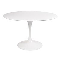 стол eero saarinen style tulip table mdf d110 глянцевый белый в Шахтах