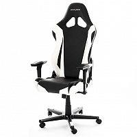 кресло геймерское dxracer racing черно-белое в Шахтах