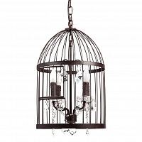 люстра vintage birdcage (51*34*54) коричневая в Шахтах