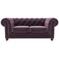 диван chesterfield lux двухместный прямой фиолетовый в Шахтах