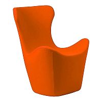 кресло papilio lounge chair оранжевое в Шахтах