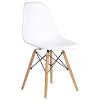 стул деревянный pc-015 белый (eames style) в Шахтах