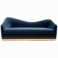 диван hughes sofa прямой синий в Шахтах