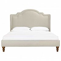 кровать двуспальная 160х200 бежевая cassis upholstered в Шахтах