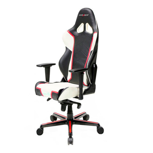 кресло геймерское dxracer racing черно-бело-красное в Шахтах