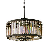 люстра welles round d50 черная, прозрачное стеко в Шахтах