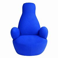 кресло bottle chair синее в Шахтах