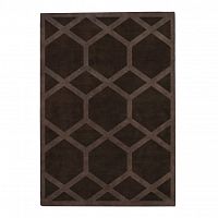 ковер ashton cocoa coffe 150x220 коричневый в Шахтах