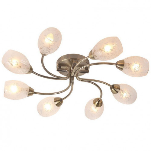 потолочная люстра idlamp carmina 201/8pf-oldbronze в Шахтах