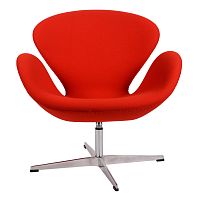 кресло arne jacobsen красное в Шахтах