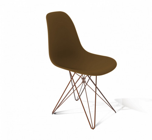 стул dsr коричневый s50 (eames style) в Шахтах