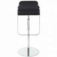 барный стул lem style piston stool черная кожа в Шахтах