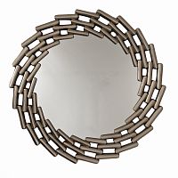 зеркало большое круглое в витой раме silver leaf в Шахтах