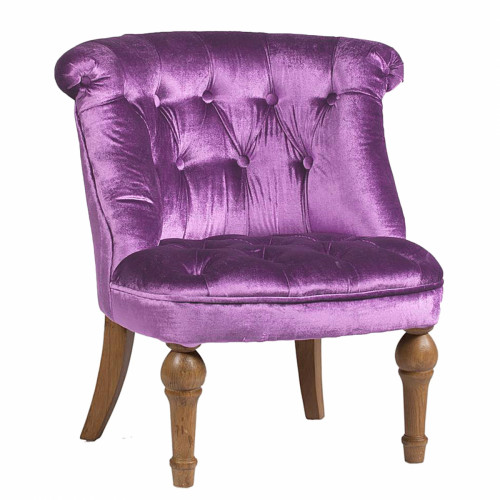 кресло sophie tufted slipper chair лиловое в Шахтах