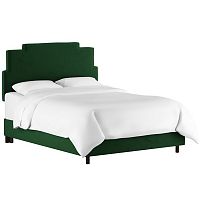 кровать двуспальная 180х200 зеленая paxton emerald velvet в Шахтах