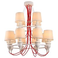 подвесная люстра arte lamp sergio a3325lm-8-4wh в Шахтах