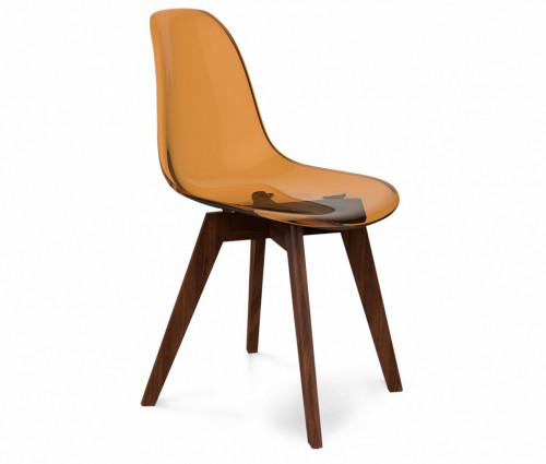 стул dsw кофейный s39 (eames style) в Шахтах