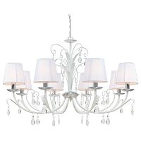 подвесная люстра arte lamp romana snow a1743lm-8wh в Шахтах