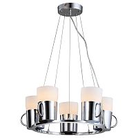 подвесная люстра arte lamp brooklyn a9484sp-5cc хром в Шахтах