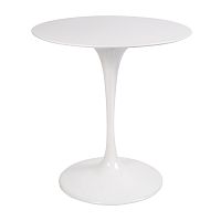 стол eero saarinen style tulip table top mdf d70 глянцевый белый в Шахтах