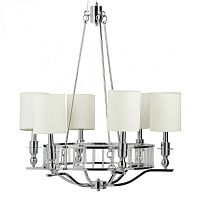 люстра easton light chandelier хром, бежевая в Шахтах
