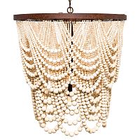 люстра «вандербилт» бусины из древесины нанизанные на нити в Шахтах