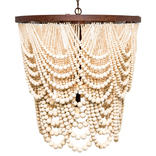 люстра «вандербилт» бусины из древесины нанизанные на нити в Шахтах
