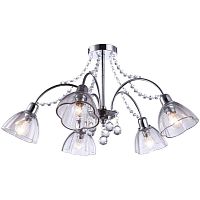 потолочная люстра arte lamp silenzio a9559pl-5cc хром в Шахтах