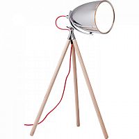 лампа настольная chromatic tripod на деревянном штативе в Шахтах