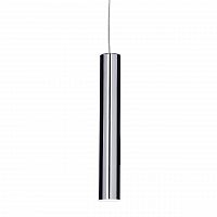 подвесной светодиодный светильник ideal lux ultrathin sp1 small round cromo в Шахтах